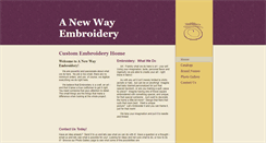 Desktop Screenshot of newwayembroidery.com