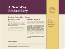 Tablet Screenshot of newwayembroidery.com